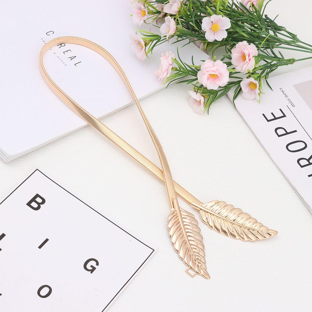 BORAG Thắt Lưng Trang Trí Màu Vàng / Bạc Dành Cho Đầm / Áo Khoác