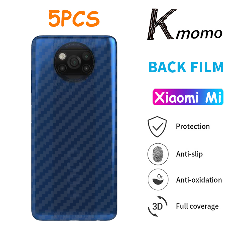 Miếng Dán Lưng Điện Thoại Bằng Sợi Carbon Cho Xiaomi Redmi 9T 9 9C 9A Note 10 9s 8 8A 7 7A 6 6A 6 Pro 5 5A 5 Plus