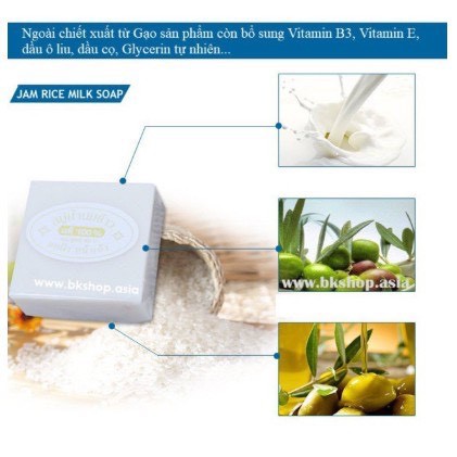 Xà Phòng Gạo Sữa Thái Lan - Bánh Hình Vuông - Bán Lẻ 1 Bánh - DATE  Mới | BigBuy360 - bigbuy360.vn