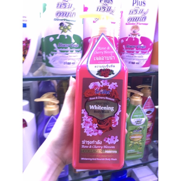 SỮA TẮM COLLAGEN TRẮNG DA SROGET THÁI LAN CHÍNH HÃNG