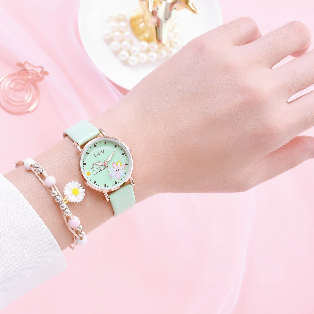 New Women's  Korean Trend  Girls Cute Cartoon  All-match Watch