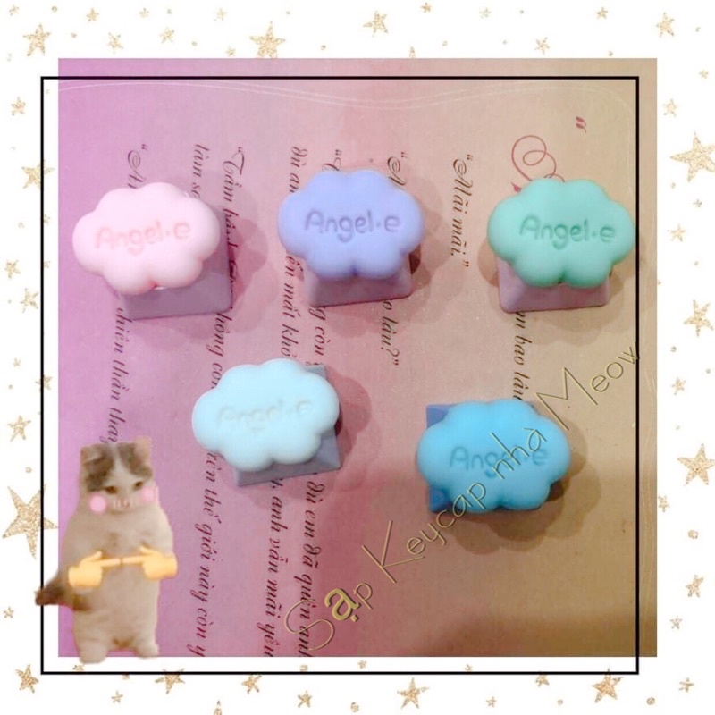 Keycap mây ngũ sắc dành cho phím cơ