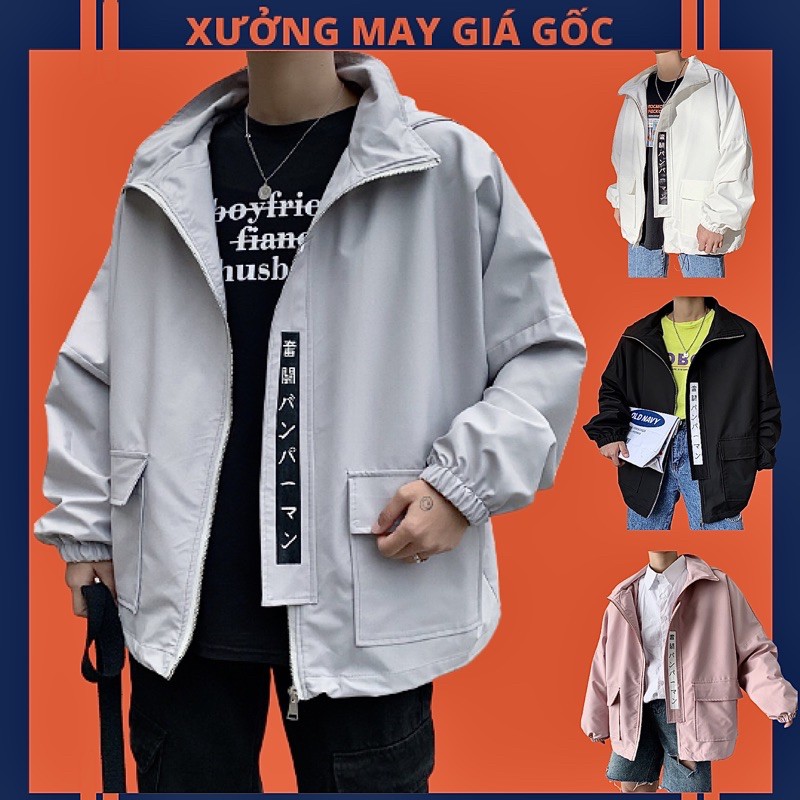 🎆𝐇𝐎𝐓𝐓𝐑𝐄𝐍𝐃🎆 010 Áo Khoác Kaki - Couple / Lẻ OK - Bomber Jacket Unisex Hàn Quốc Hottrend Bán Sỉ