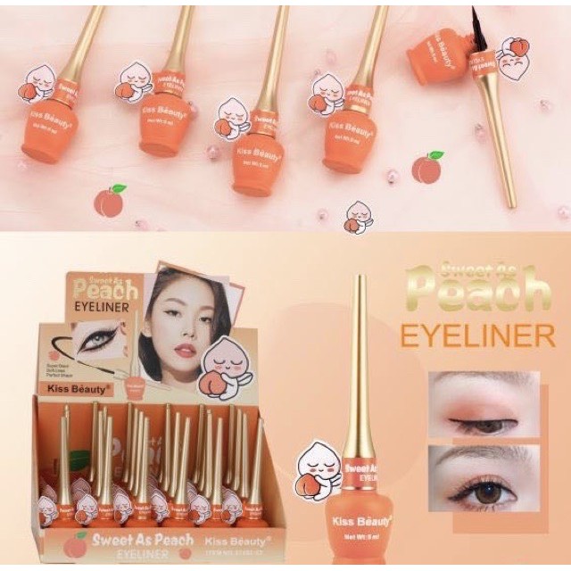 Bút Kẻ Mắt Trái Đào Sweet As Peach Eyeliner Của Kiss Beauty | WebRaoVat - webraovat.net.vn