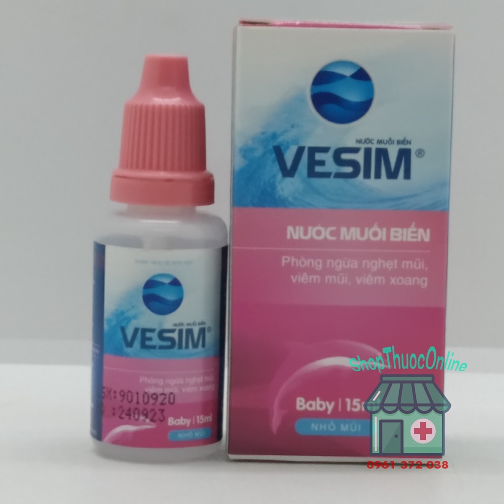 Dung dịch vệ sinh mũi Vesim hồng - Thiên Thành Pharma