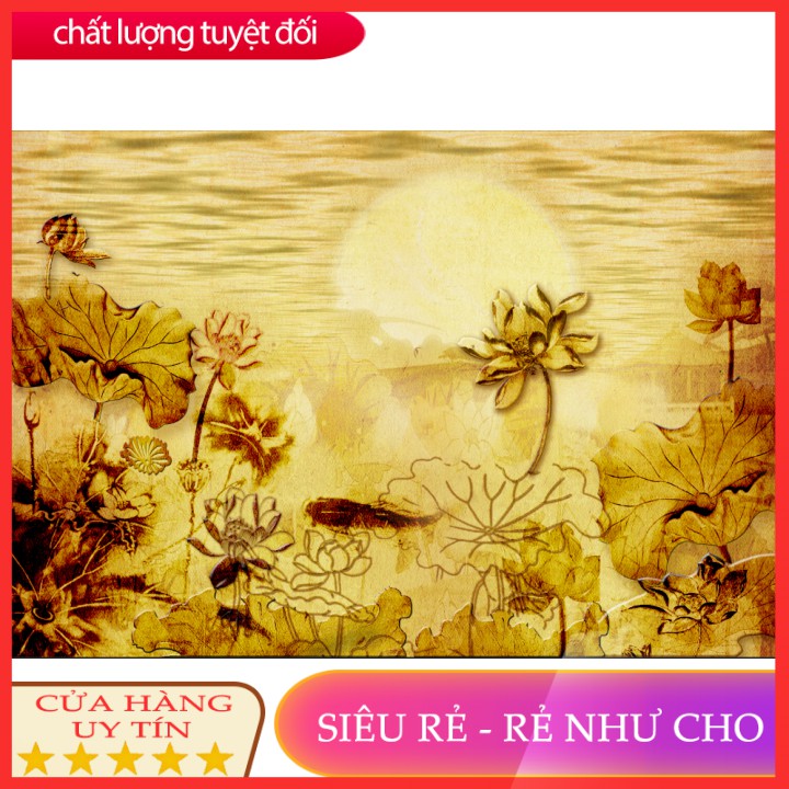 Tranh dán tường bàn thờ trúc chỉ