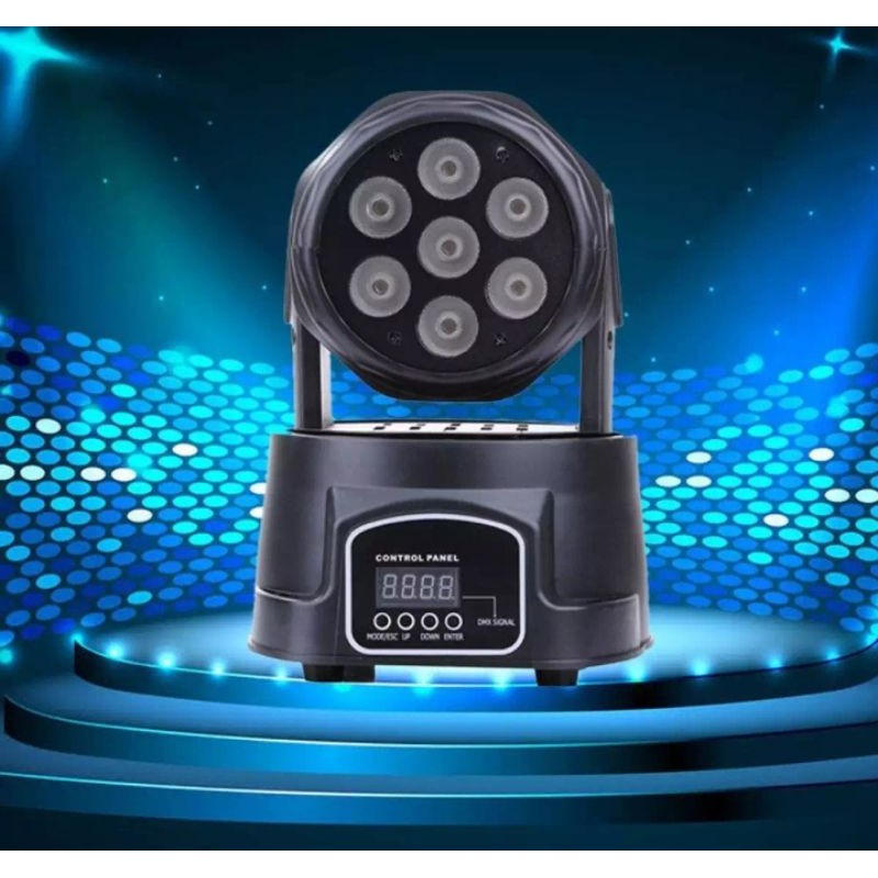 • HCM •Đèn Mini LED Moving Head 70W