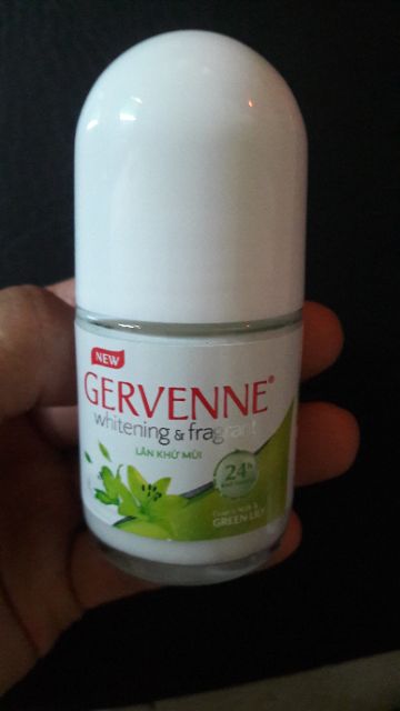 Gervenne - Lăn khử mùi trắng da 25ml - 3 mùi