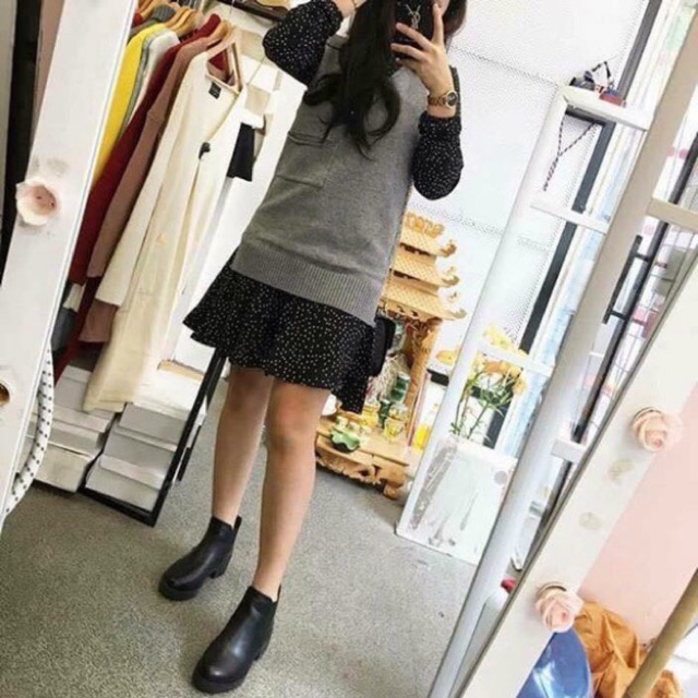Bốt Cổ Chun phong cách Hàn