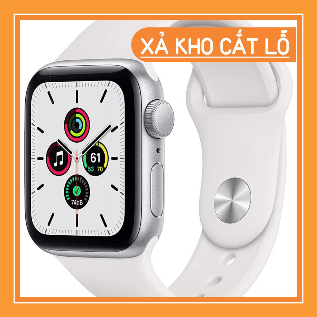 [Chính Hãng] [Nguyên Seal]  Đồng Hồ Thông Minh Apple Watch S6 40mm 44mm (GPS) viền nhôm xám - Dây cao su Phước Hàng Chuẩ