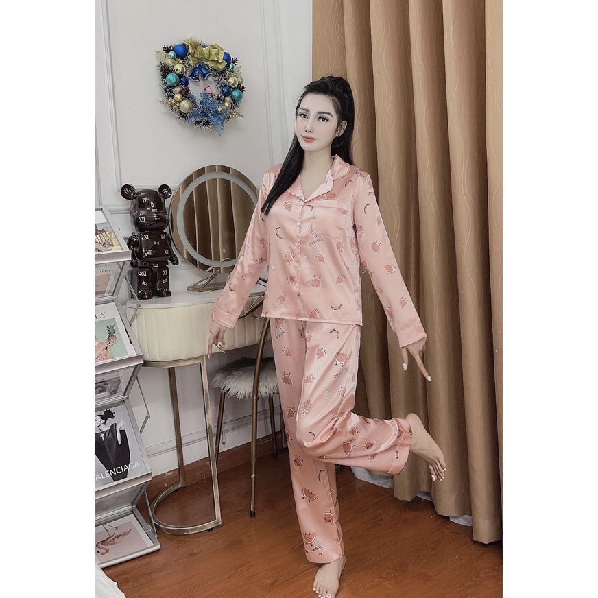 [Mã LT50 giảm 50K đơn 150K] Đồ bộ mặc nhà ngủ nữ pijama dài tay Sweeten your life TGLUAHINH | WebRaoVat - webraovat.net.vn