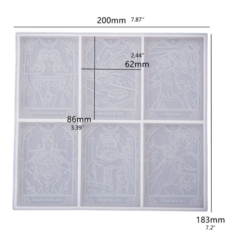 Khuôn Silicone Làm Thẻ Game Thủ Công Bằng Nhựa Epoxy Độc Đáo