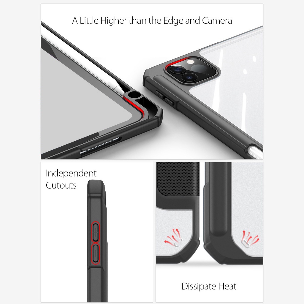 Bao da DUX DUCIS cho iPad Pro 11 inch  - Mặt lưng trong, Có Khay Đựng Bút