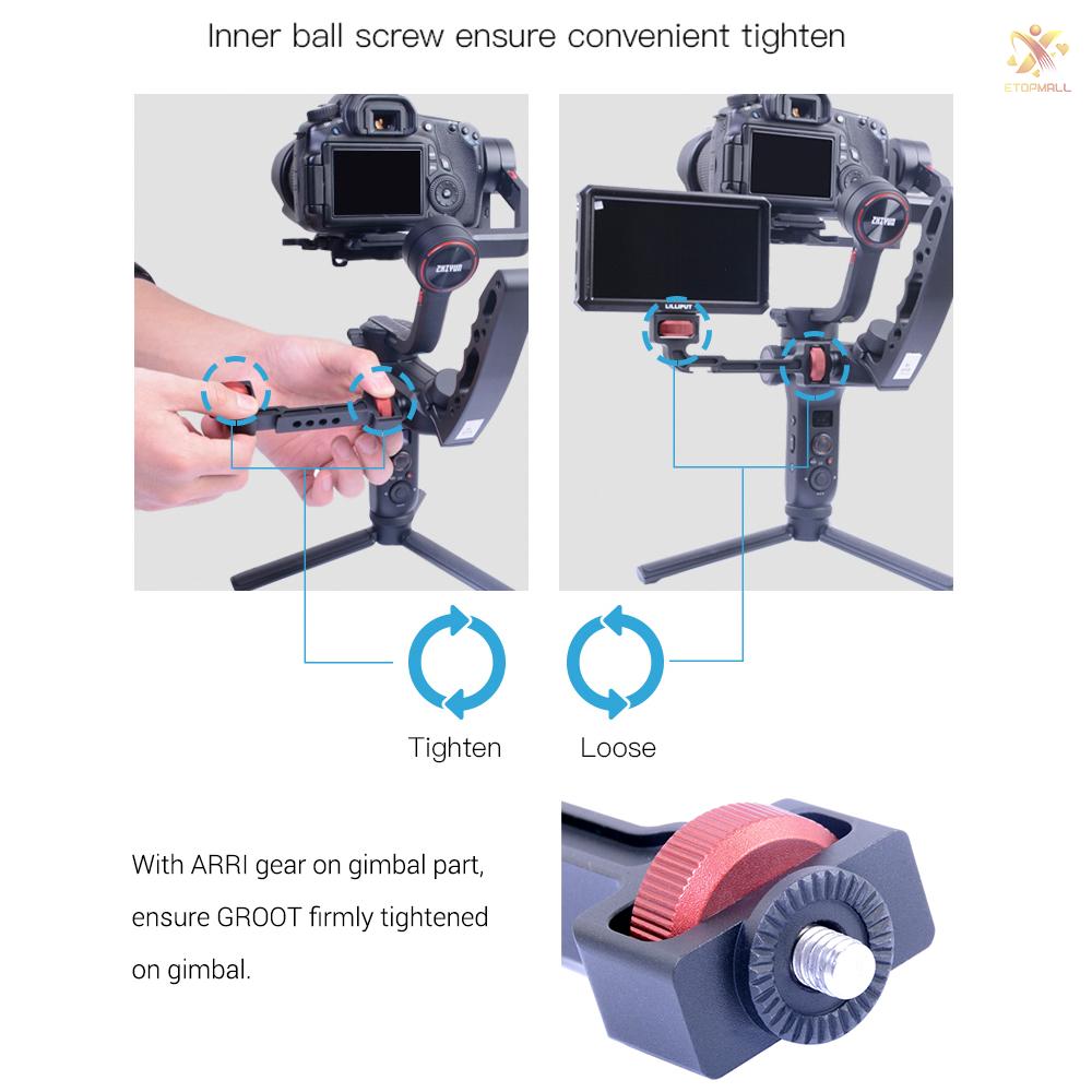 Giá Đỡ Cố Định 1 / 4 Inch Gắn Đèn Led Cho Dji Ronin S / Sc Zhiyun Weebill S / Lacran | BigBuy360 - bigbuy360.vn