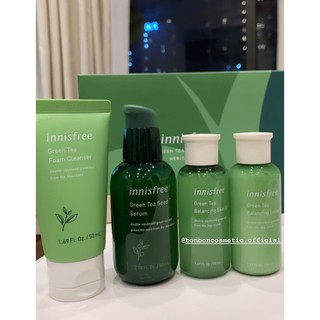 Set dưỡng da INNISFREE GREEN TEA SEED SERUM SPECIAL SET 2020