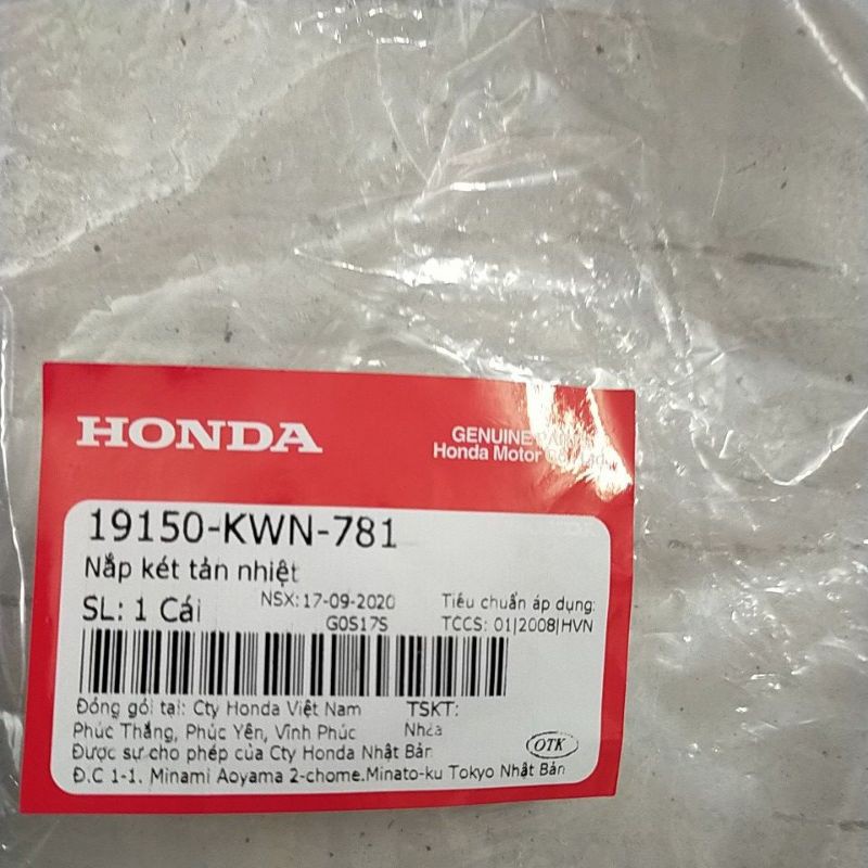 Chụp két nước Honda Pcx 2013
