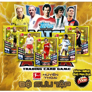 [HOT] - Bộ thẻ in Match Attax Huyền thoại Bundesliga Poca