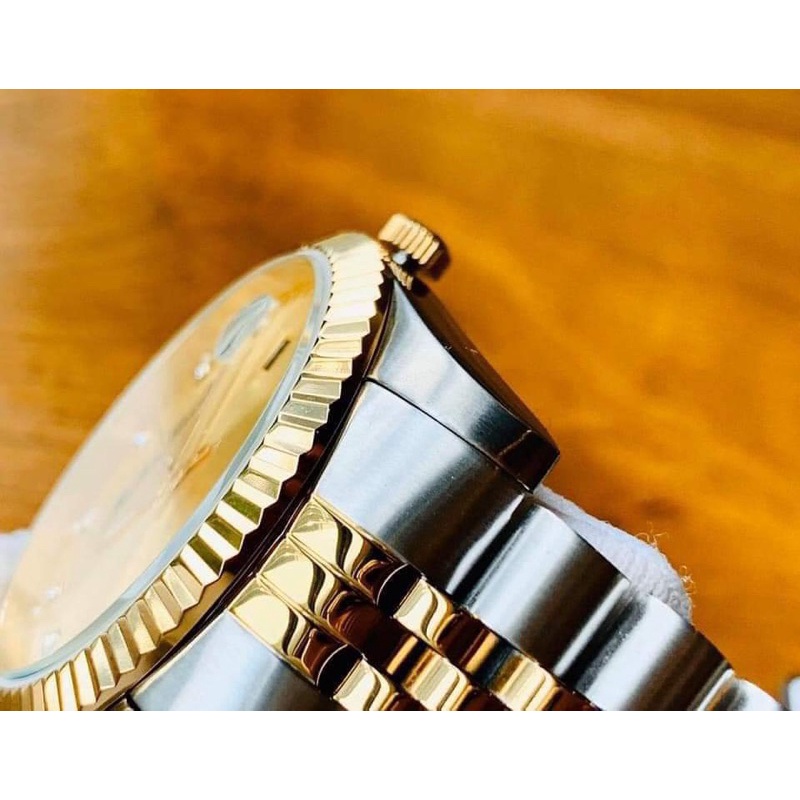 ĐỒNG HỒ NAM CHÍNH HÃNG MATHEY TISSOT H710BDI Rolly II Crystal Gold Dial