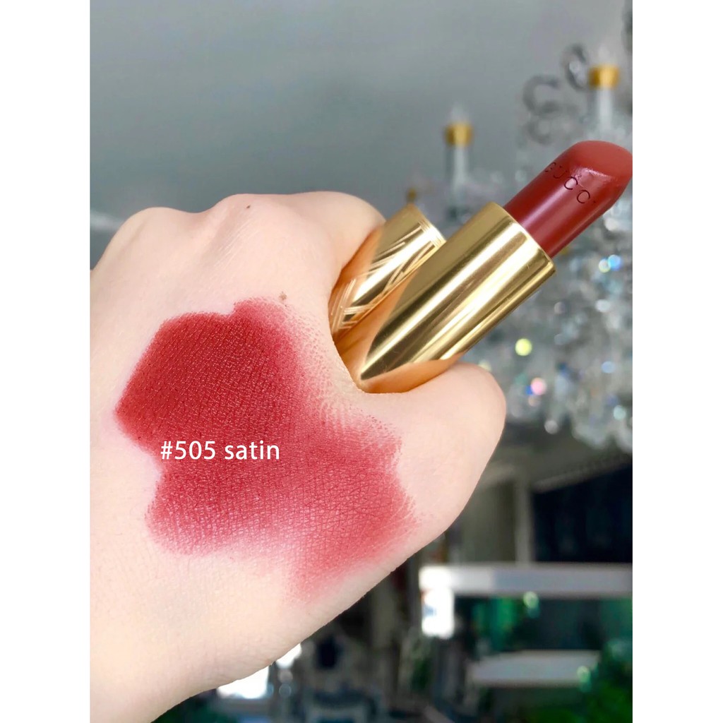 (Thanh lý xả kho giá sốc) Son Gucci Rouge À Lèvres Satin Lipstick