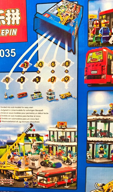 Cities_Lego Citi Lắp Ráp Thành Phố THÔNG MINH,HIỆN ĐẠI (1024 mảnh)