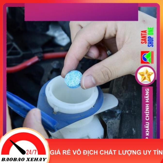 [VIP A] [LOẠI 1] Viên Sủi Nén Pha Nước Rửa Kính Ô tô Tiện Dụng (1 Viên = 4L Nước) - NHHS A10