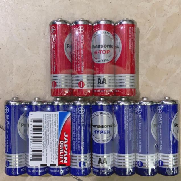 Vỉ 4 viên pin Panasonic AA