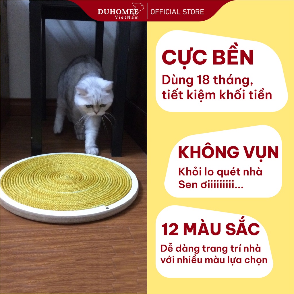 Bàn cào móng NGUYÊN KHỐI BỀN 2 NĂM tiết kiệm tiền TRÒN – Catca