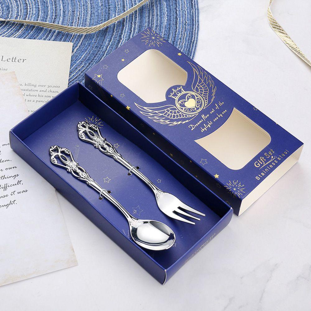 Muỗng Cà Phê Bằng Thép Không Gỉ Phong Cách Châu Âu