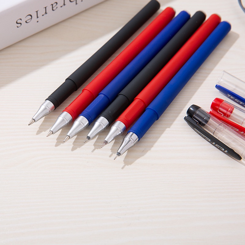 Set 2 Bút Bi + 10 Ruột Thay Thế Mực Đen