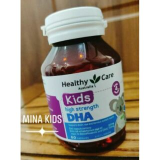 Viên uống DHA Healthy Care 60 viên của Úc vị Chanh (khử mùi tanh)