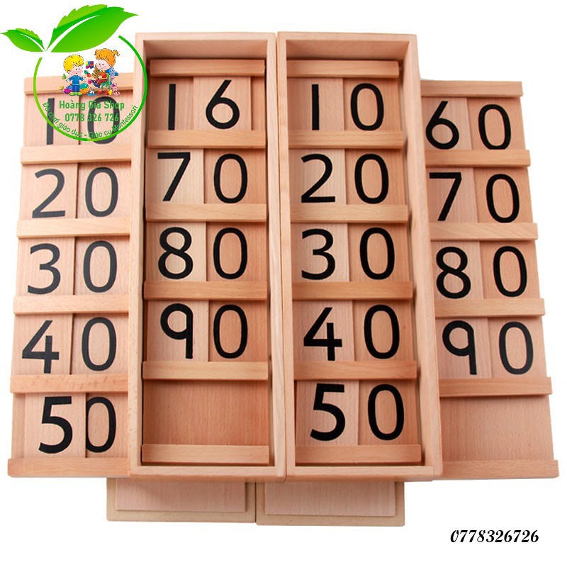 Bảng hàng chục Montessori (Teen &amp; tens board)