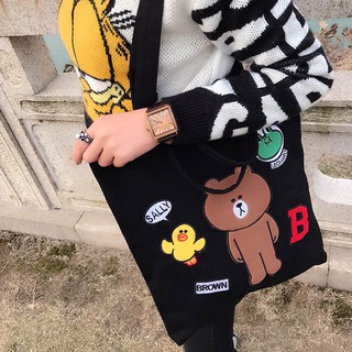 Túi tote Line friends