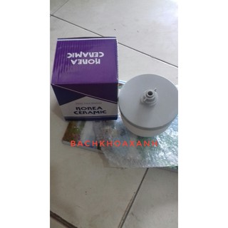 Combo Nấm sứ bình lọc nước Korea  Ceramic   (Trắng)