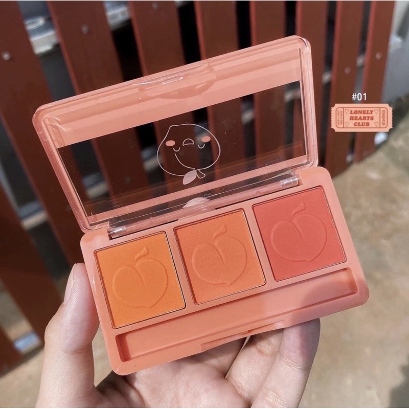 Phấn Má Hồng 3 Ngăn Iman Of Noble Peach Party Blusher