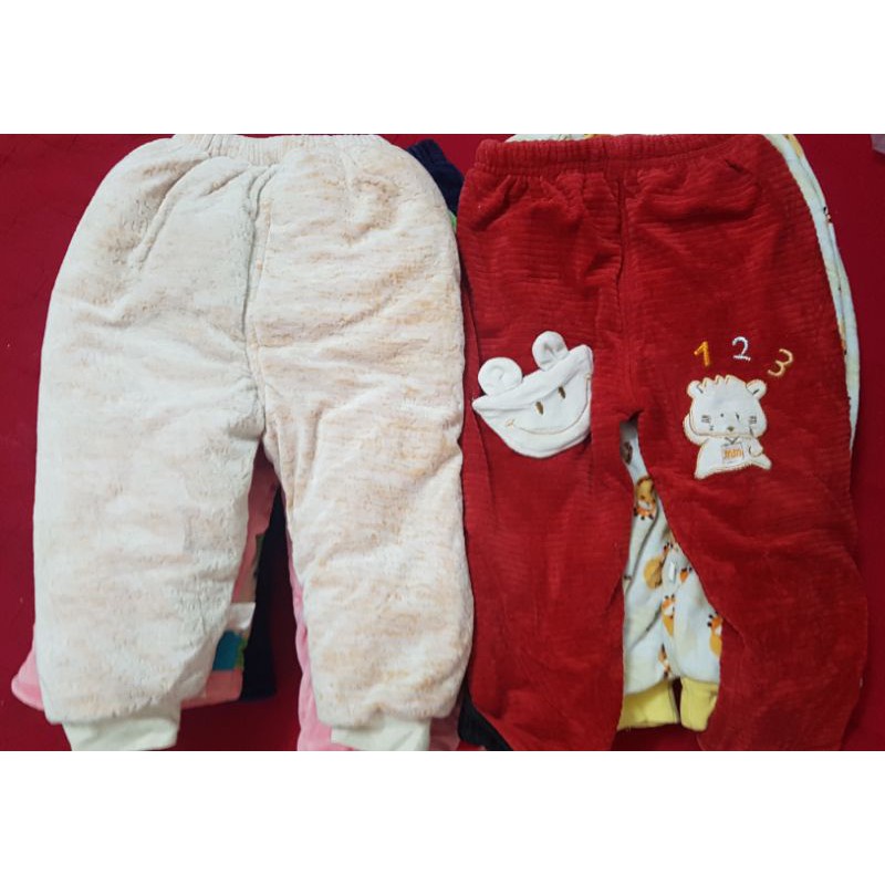 Combo quần nhung nỉ cho bé
