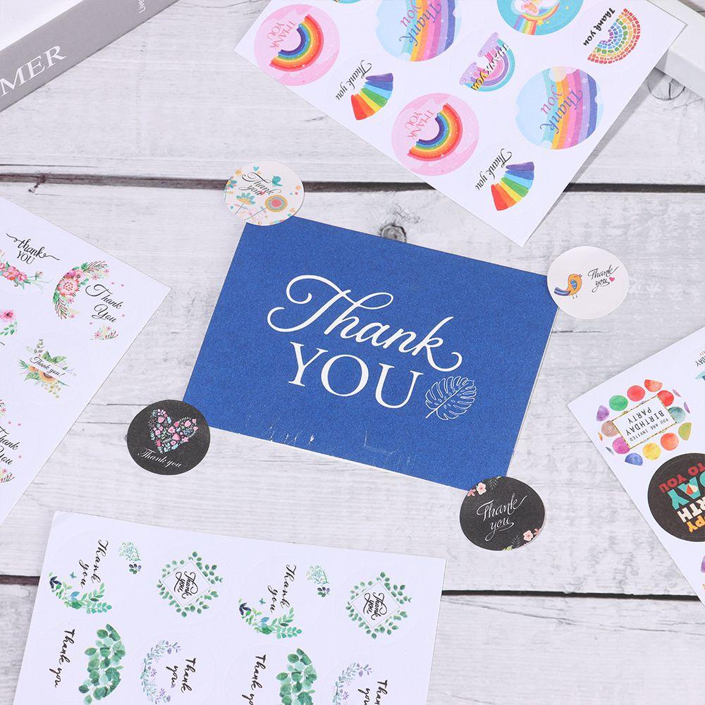 Nhãn Dán Trang Trí Sổ Lưu Niệm Hình Chữ Thank You LAYOR1 DIY