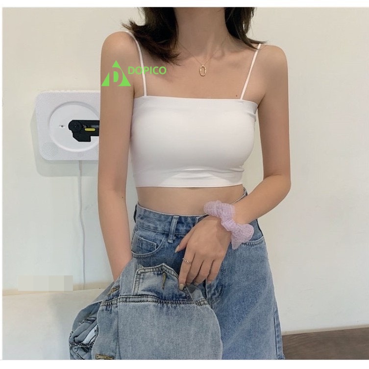 Áo bra nữ 2 dây đúc su đẹp, áo ngực su không gọng mút mỏng DOPICO A8881 | BigBuy360 - bigbuy360.vn