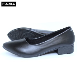 Giày búp bê nữ da mờ Rozalo R5603
