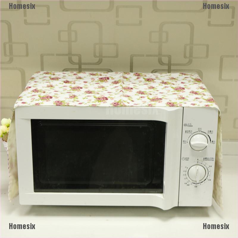 Tấm Phủ Lò Vi Sóng Chống Bụi Bằng Vải Họa Tiết Hoa
