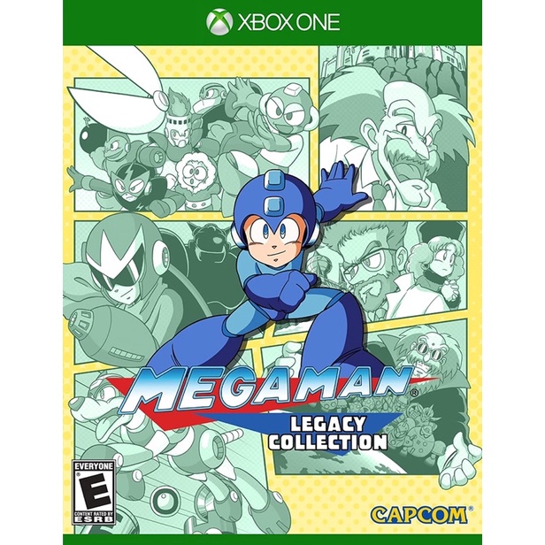 Đĩa game xbox one: Mega Man Legacy Collection