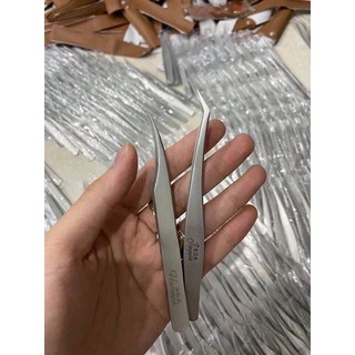 [Nhíp Nối Mi Classic] Nhíp Cá Heo - Nhíp Classic Bạc Xịn - Nhíp Nối Mi Bao Da - Dụng Cụ Nối Mi Giá Rẻ