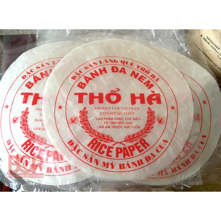 Bánh đa nem Thổ Hà để rán, ăn sống - đặc sản Bắc Giang