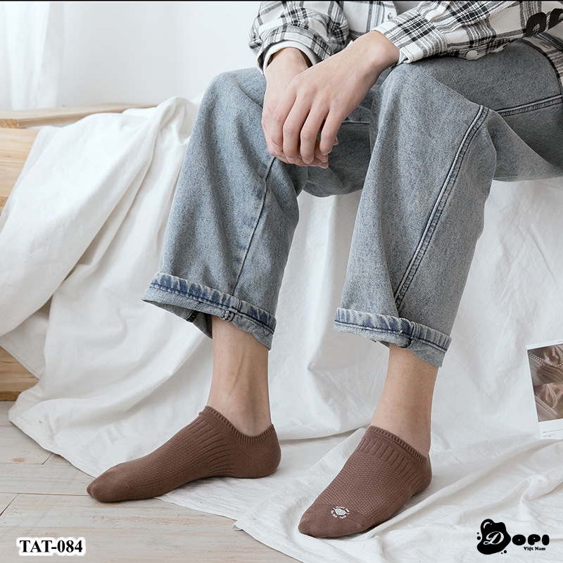 Tất nam cổ ngắn vớ nam cổ ngắn khử mùi kháng khuẩn chống hôi chân Edition 10 TAT-084