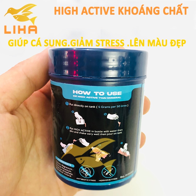 CZ5 High Active - Bổ Sung Khoáng Chất Dành Cho Cá Rồng, Hổ, La Hán