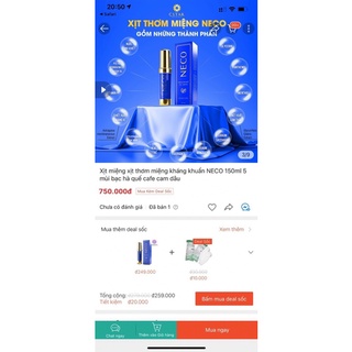 Xịt thơm miệng Neco ( 750k)