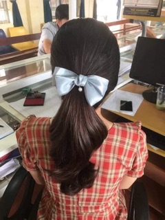 Kẹp nơ voan