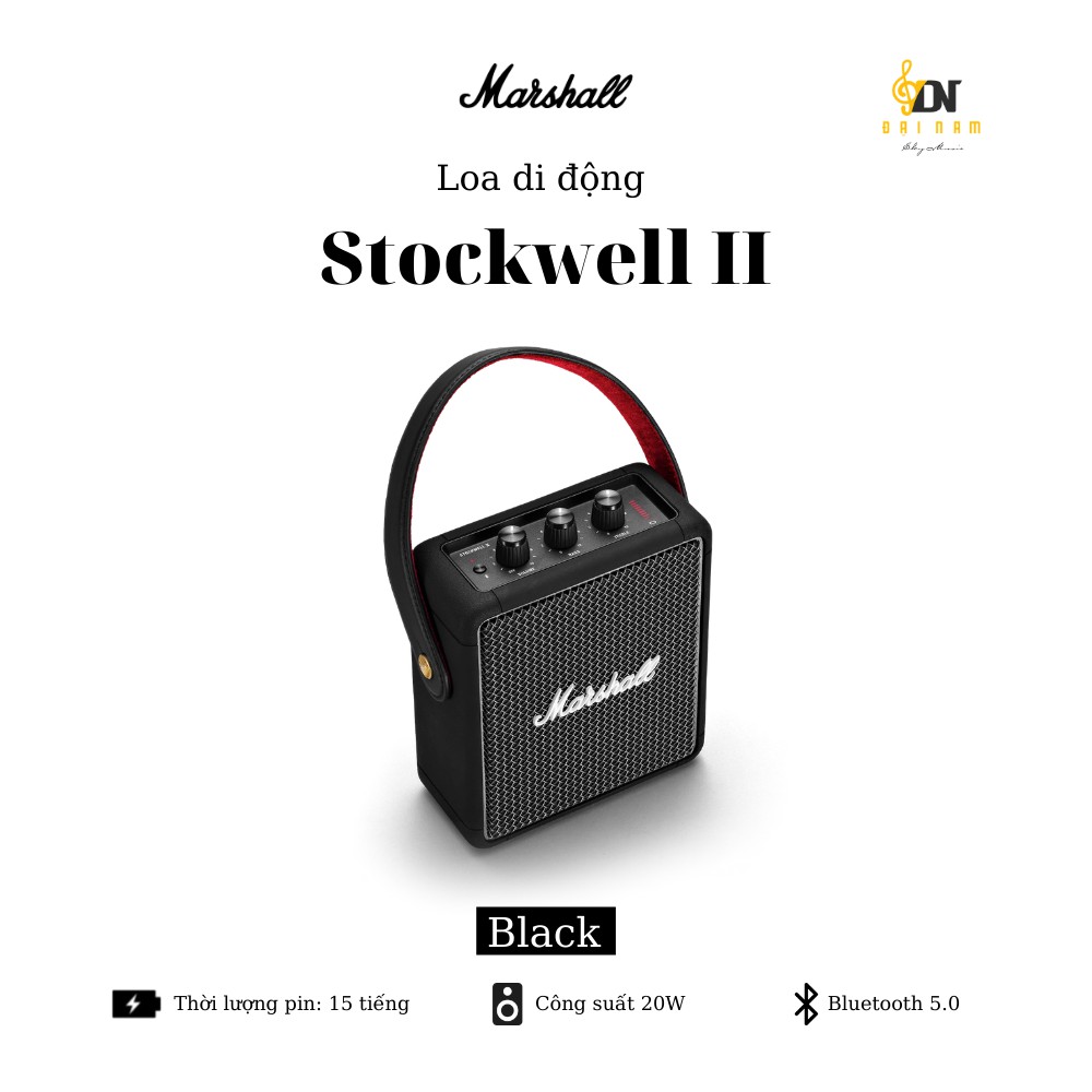 Loa Bluetooth Marshall Stockwell II Nhập Khẩu