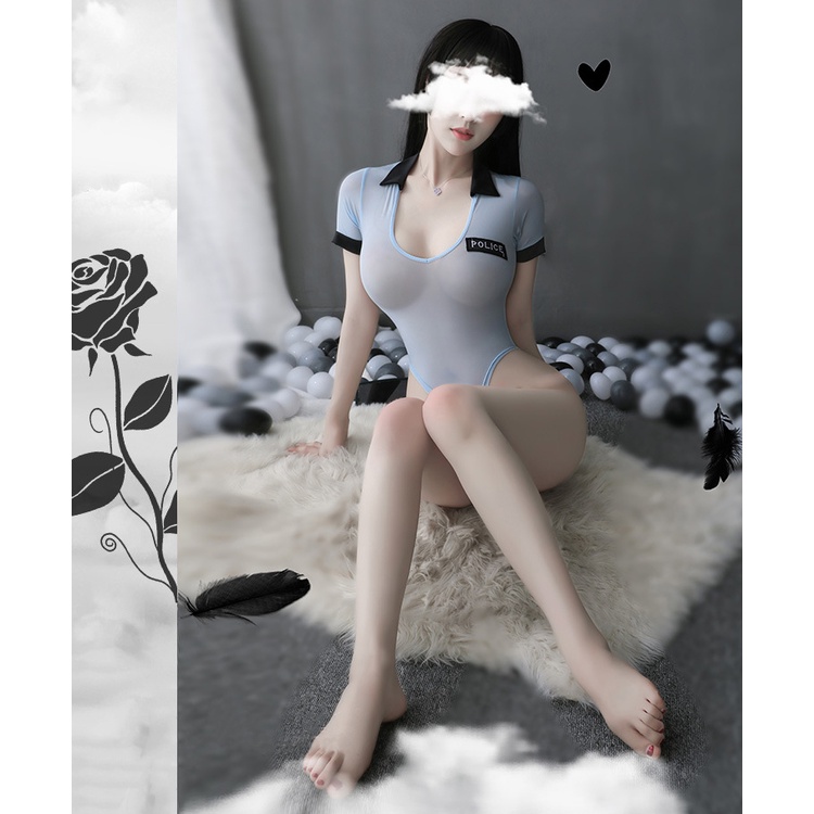 Đồ ngủ liền thân bodysuit gợi cảm cosplay cảnh sát nữ | WebRaoVat - webraovat.net.vn