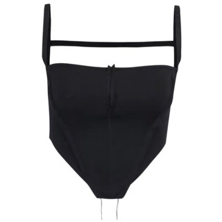 Áo croptop vạt nhọn