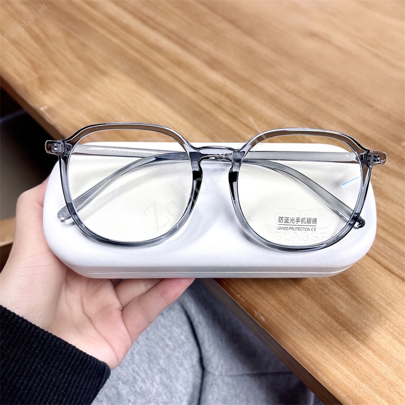Kính Mát Gọng Nhựa Tròn Oversized Phong Cách Vintage Thời Trang Cho Nam Nữ